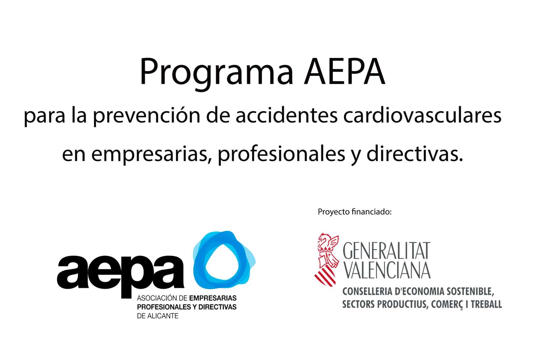 Campaña AEPA de sensibilización sobre el fomento la salud cardiovascular y la prevención en la empresa.