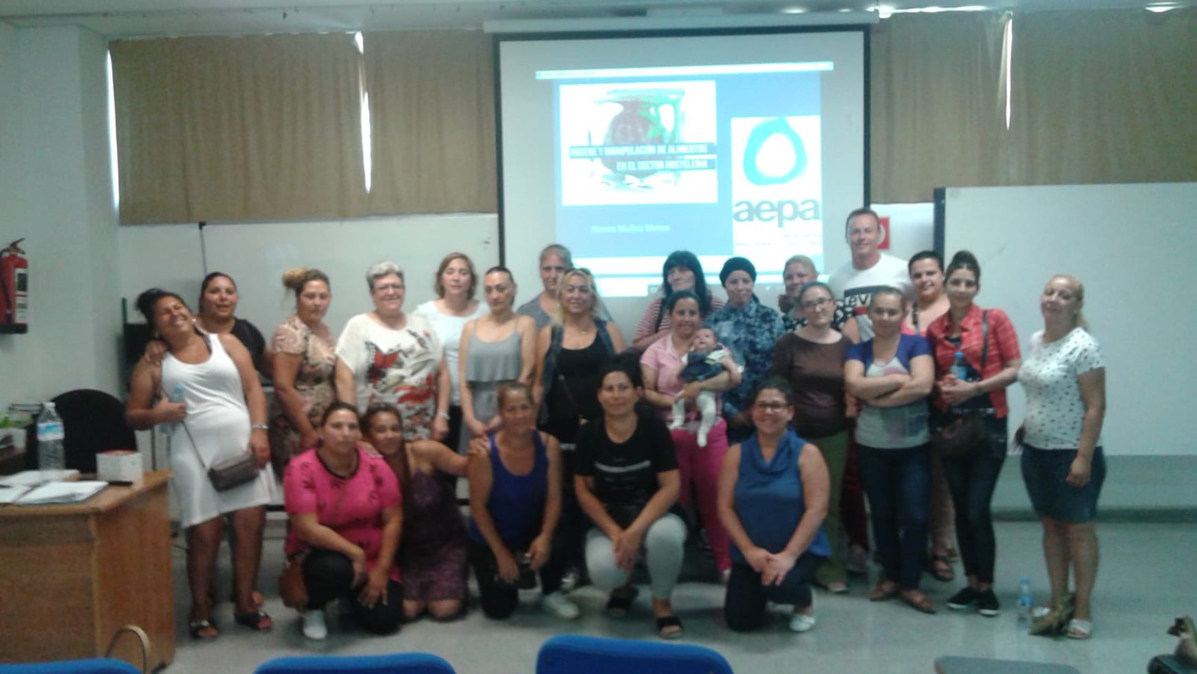 AEPA organiza un curso de manipulación de alimentos en Nazaret