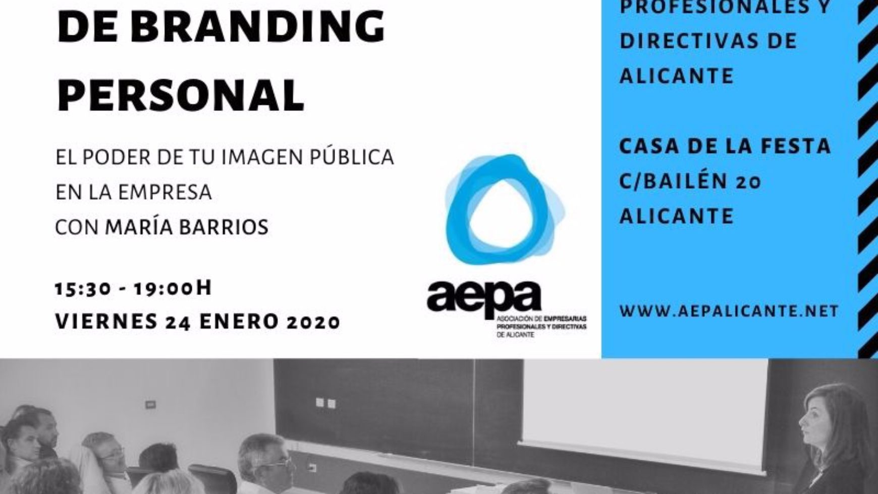 AEPA organiza un curso de Branding Personal para socias.