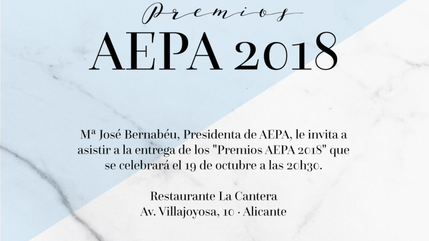 Premios AEPA 2018