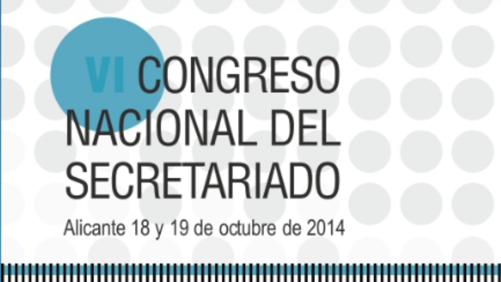 VI Congreso Nacional del Secretariado, se celebrará los días 18 y 19 de octubre, en Alicante.