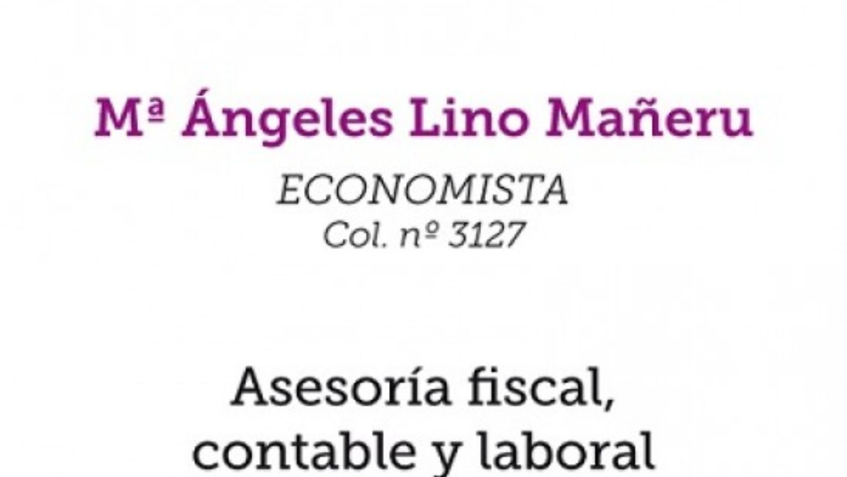 Mari Ángeles Lino ofrece condiciones especiales para las asociadas de AEPA